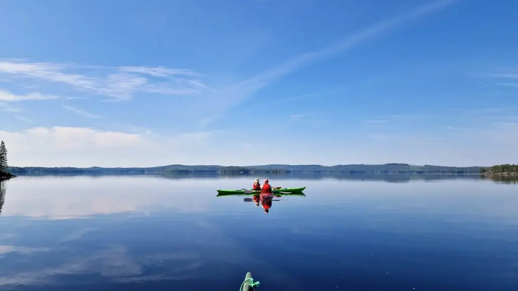 Melontavaellus, Etelä-Konneveden kansallispuisto, 2026, Auringonlasku, Kajakki. Helppo vaellus, melontaretki, helppo melontavaellus, 