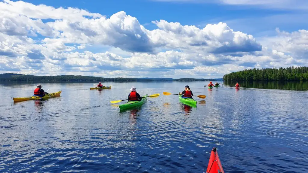 Melontavaellus, Etelä-Konneveden kansallispuisto, 2026, Auringonlasku, Kajakki. Helppo vaellus, melontaretki, helppo melontavaellus, 